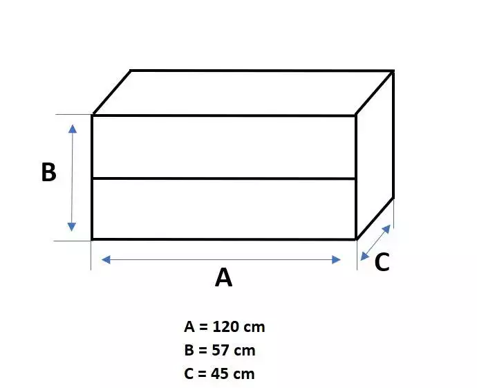 Chest of 2 Drawers - Image 3