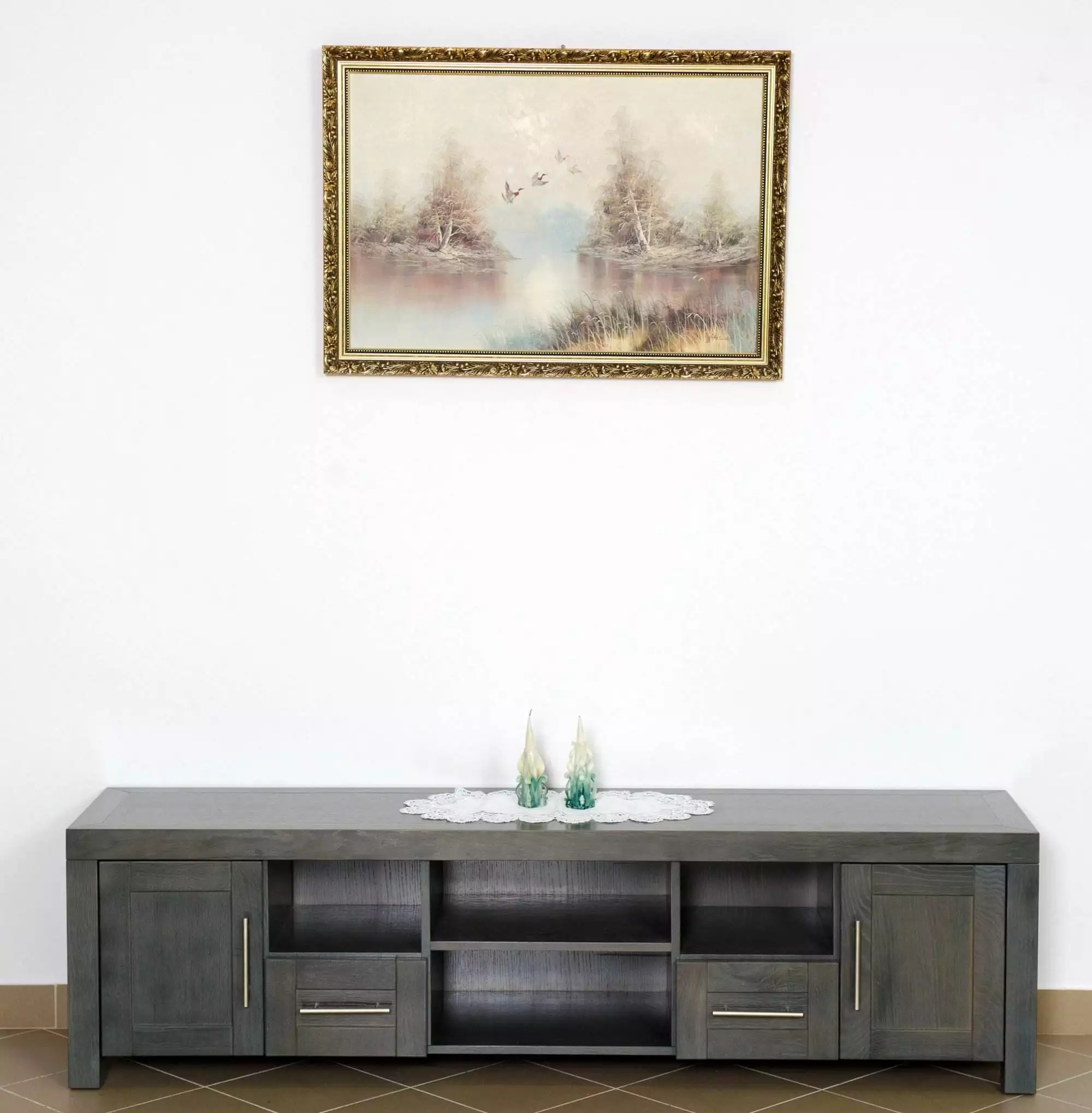 TV Stand, 2 Doors, 2 Drawers - Image 2