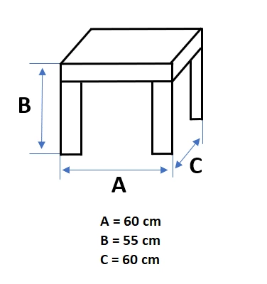 Coffee Table, 60 length - Image 3