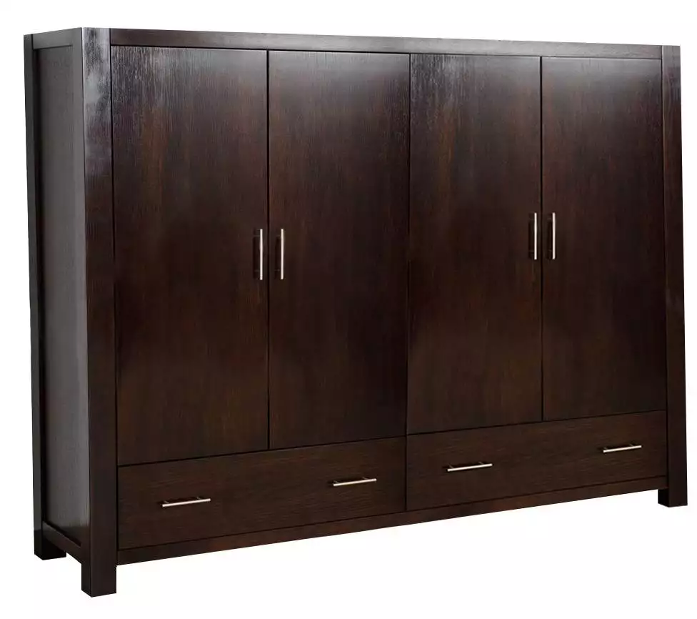 Quadruple Wardrobe, 4 Drawers - Image 2