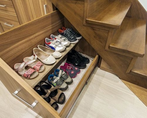 Beautiful Understairs Cabinet made to full utilize the space under the stairs