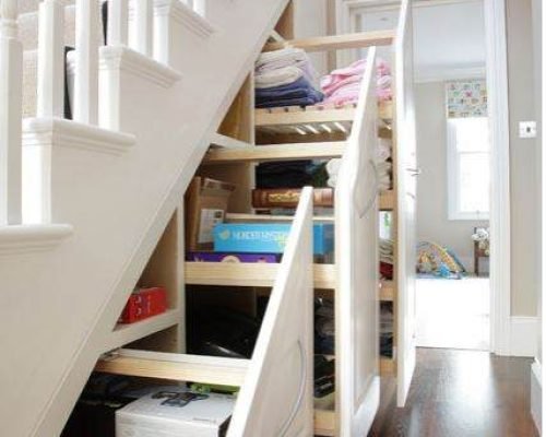 Beautiful Understairs Cabinet made to full utilize the space under the stairs